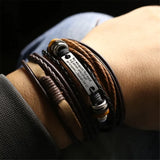 Conjunto de Pulseiras Masculina Faith v2